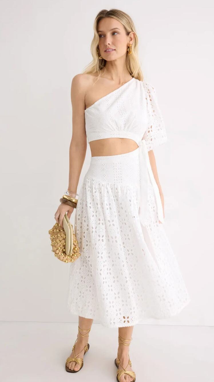 Poupette St Barth Chantal Dress in White